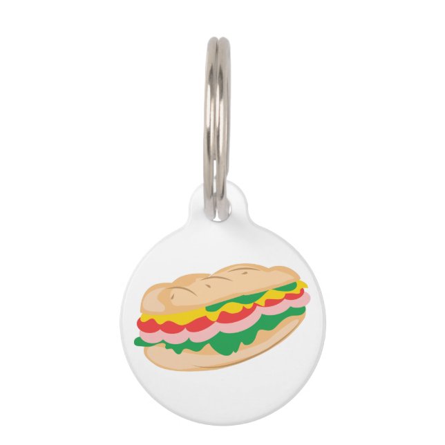 Médaillon Pour Animaux Sous-sandwich (Devant)