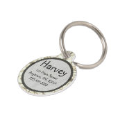 Médaillon Pour Animaux Souvenir d'anniversaire de mariage (Côté )