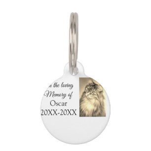 Médaillon Pour Animaux souvenir de deuil affectueux funéraire ajouter nom
