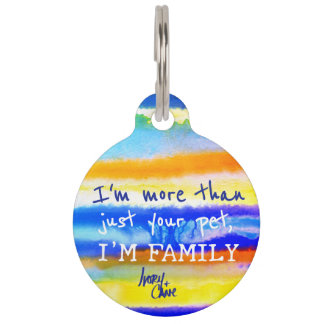 Médaillon Pour Animaux SPWW Among the Horizon Round Pet Tag