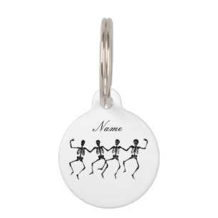 Médaillon Pour Animaux Squelettes Halloween Thunder_Cove de danse