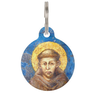 Médaillon Pour Animaux St. Francis/St. Christopher Dog Tag Catholic