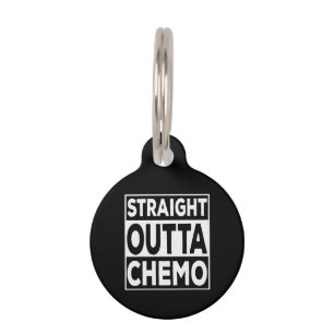 Médaillon Pour Animaux Straight Outta Chemo