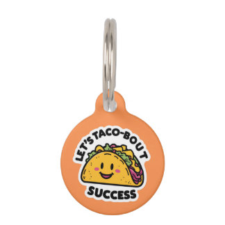 Médaillon Pour Animaux Succès Taco-Bout - Motivation mignonne