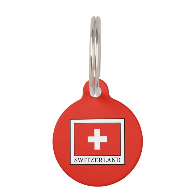 Médaillon Pour Animaux Suisse (Devant)