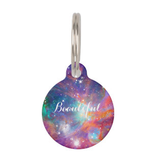 Médaillon Pour Animaux Super nébuleuse Orion brillant étoiles "Beautifu