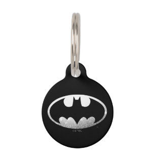 Médaillon Pour Animaux Symbole Batman Logo Grainy