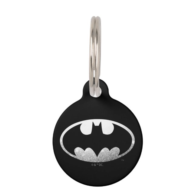 Médaillon Pour Animaux Symbole Batman | Logo Grainy (Devant)