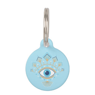 Médaillon Pour Animaux Symbole de protection turc des yeux mal grecs déco