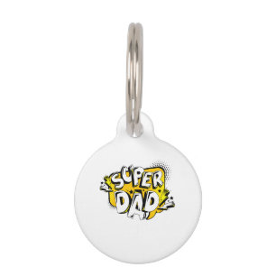 MÉDAILLON POUR ANIMAUX T-SHIRT FÊTE DES PÈRES 