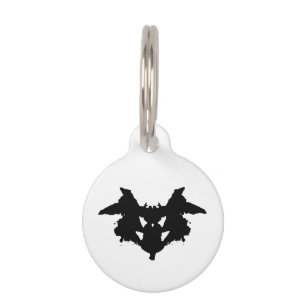 Médaillon Pour Animaux Tache d'encre de Rorschach