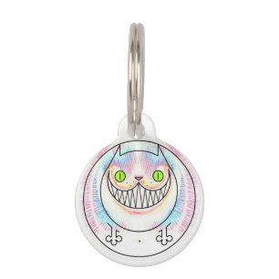 Médaillon Pour Animaux Tag Cheshire Chat Fat Chat Personnalisé Nom Du Cha