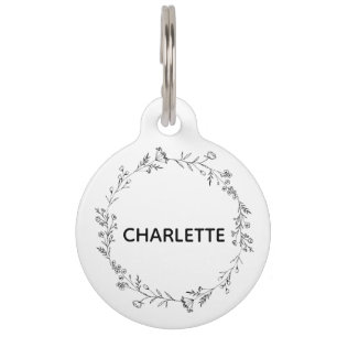 Médaillon Pour Animaux Tag Chien Collar Chien Tag Personnalisé Tag Chat P