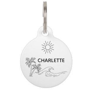 Médaillon Pour Animaux Tag Chien Collar Chien Tag Personnalisé Tag Chat P