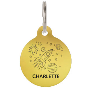Médaillon Pour Animaux Tag Chien Collar Chien Tag Personnalisé Tag Chat P
