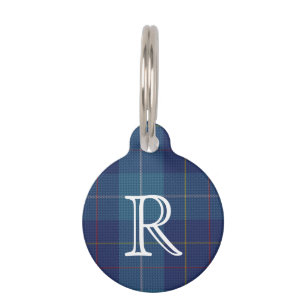 Médaillon Pour Animaux Tag de chien de MacKerrell Plaid sur mesure