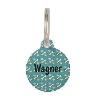 Médaillon Pour Animaux Tag de chiens et pattes pattes pattes