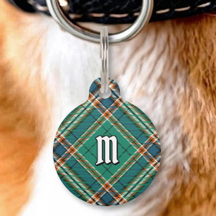Médaillon Pour Animaux Tartan de chasse ancien du clan MacFarlane