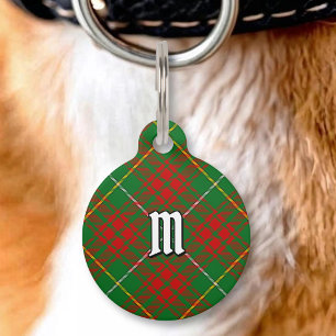 Médaillon Pour Animaux Tartan de chasse du clan Bruce