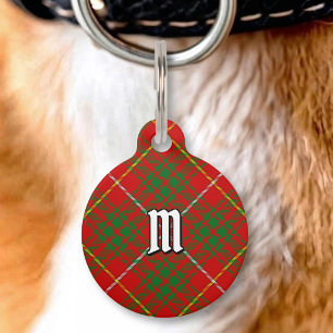 Médaillon Pour Animaux Tartan du clan Bruce
