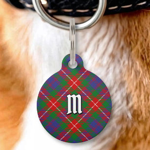 Médaillon Pour Animaux Tartan du clan Fraser de Lovat