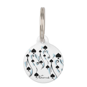 Médaillon Pour Animaux Tattoo style noir Thunder_Cove