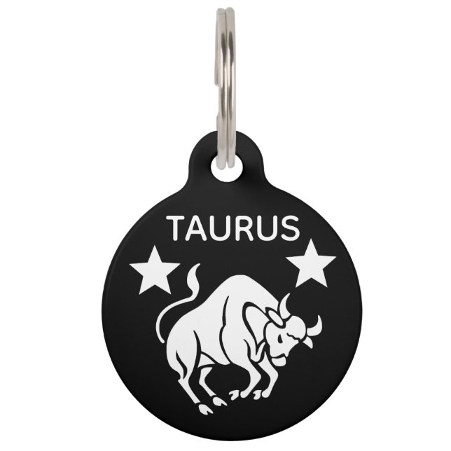 Médaillon Pour Animaux Taureau (Devant)