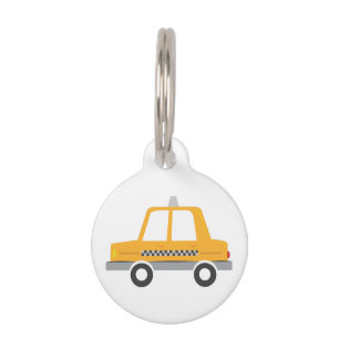 Médaillon Pour Animaux Taxi