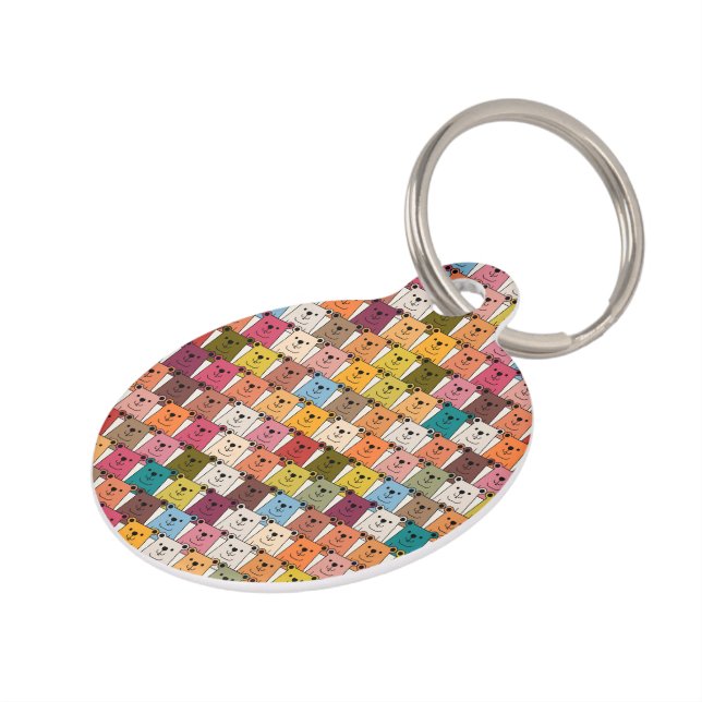 Médaillon Pour Animaux Teddy Bear (Côté )