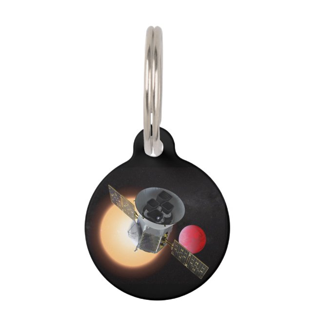 Médaillon Pour Animaux TESS Planet Hunter Spacecraft (Devant)