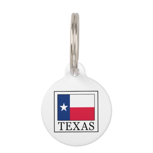 Médaillon Pour Animaux Texas (Devant)