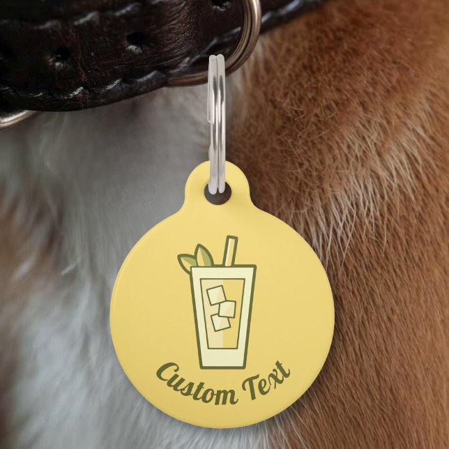 Médaillon Pour Animaux Thé glacé (Créateur téléchargé)