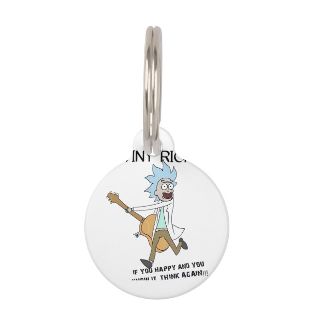 Médaillon Pour Animaux Tiny Rick Classic (Devant)