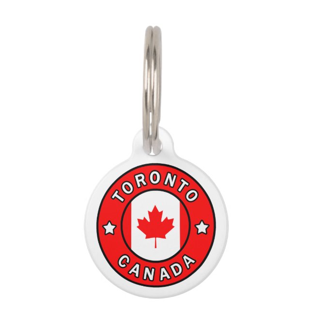 Médaillon Pour Animaux Toronto Canada (Devant)