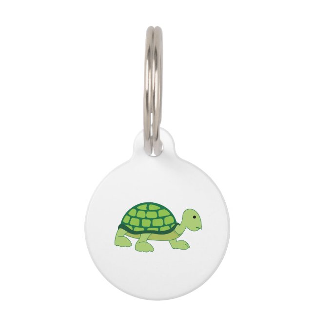 Médaillon Pour Animaux Tortue (Devant)