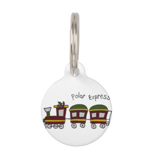 Médaillon Pour Animaux Train d'Express polaire