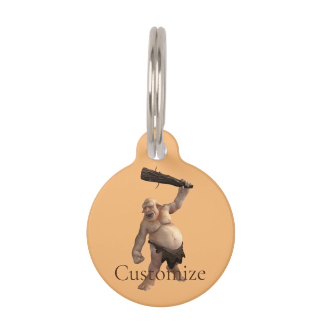Médaillon Pour Animaux Troll moche Thunder_Cove (Devant)
