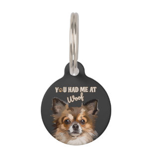 Médaillon Pour Animaux Tu M'As Eu À Woof Amoureux de les chiens de Pomé