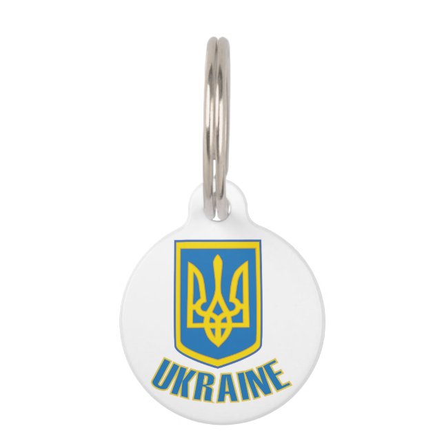 Médaillon Pour Animaux Ukraine (Devant)