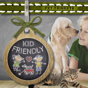 Médaillon Pour Animaux Un enfant sympa tableau à bascule Dessin chien
