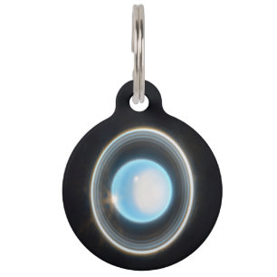 Médaillon Pour Animaux Uranus planétaire avec anneaux Image JWST