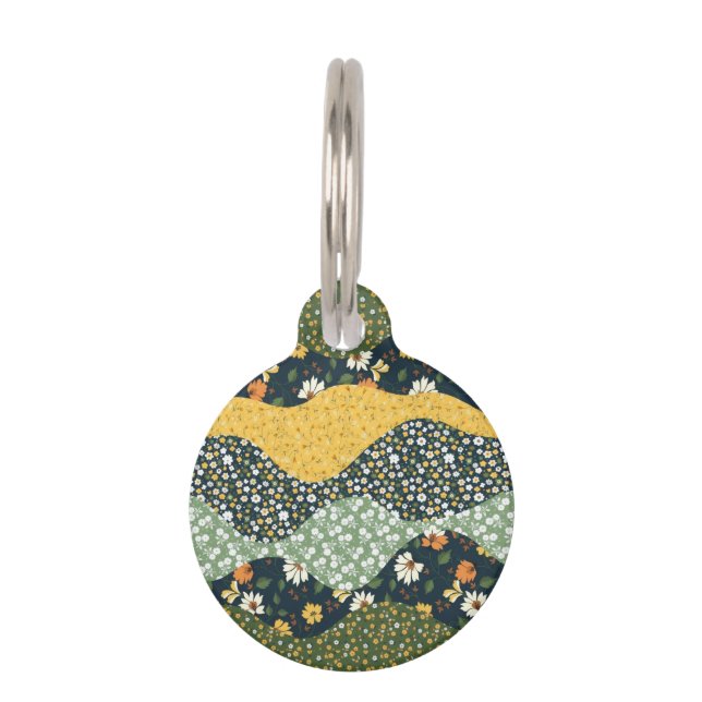 Médaillon Pour Animaux Vagues de prairie (Devant)