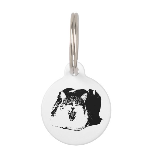 Médaillon Pour Animaux Vector Tag, Meow Flair (Devant)