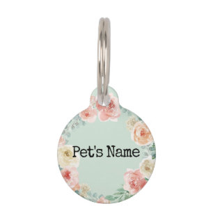 Médaillon Pour Animaux Vert je suis perdu appelle maman animal de compagn