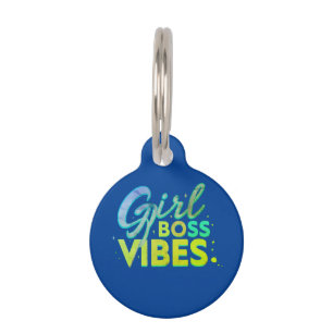 Médaillon Pour Animaux Vibes de filles