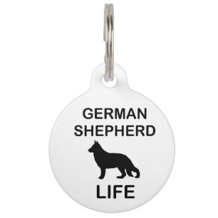 Médaillon Pour Animaux vie de berger allemand