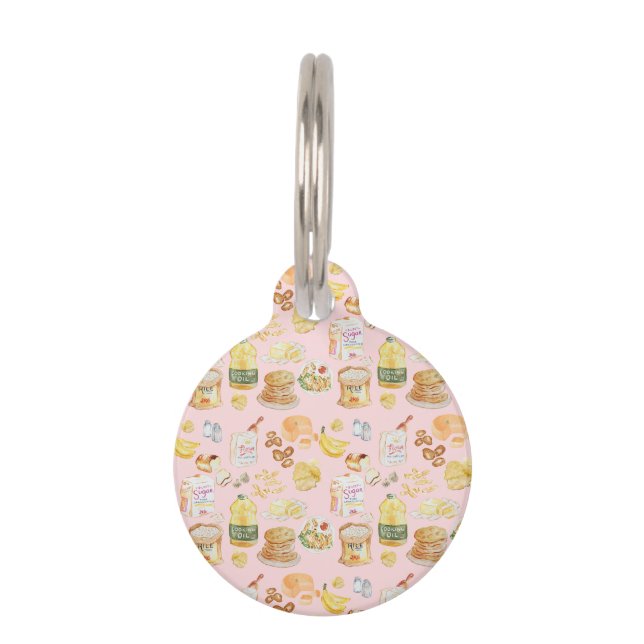 Médaillon Pour Animaux vinatfast water color pattern- flandre (Devant)