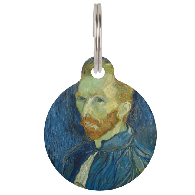 Médaillon Pour Animaux Vincent van Gogh - Autoportrait (Dos)