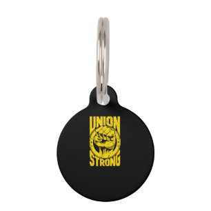 Médaillon Pour Animaux Vintage Syndicat des travailleurs de la Fête du Tr