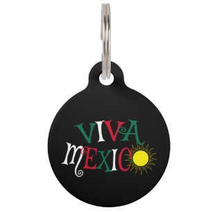 Médaillon Pour Animaux Viva Mexico